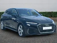 Used Audi A3 S-Line 147 HP (108 kW) 2023 Black Sedan