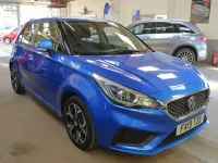 Used MG MG3 Excite 106 HP (77 kW) 2019 Blue Hatchback