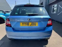 Used Skoda Fabia SE L 110 HP (80 kW) 2018 Blue Hatchback