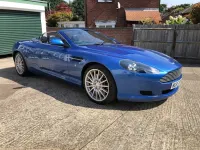 Used Aston Martin DB9 450 HP (330 kW) 2005 Vertigo blue Cabriolet