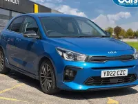 Used Kia Rio GT-Line S 120 HP (88 kW) 2022 Blue Hatchback