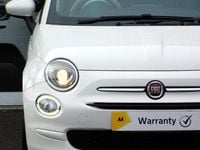 Used Fiat 500 Pop Star 69 HP (50 kW) 2017 White Hatchback