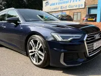 Used Audi A6 S-Line 245 HP (180 kW) 2020 Blue Estate
