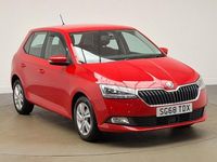 Used Skoda Fabia SE 95 HP (69 kW) 2018 Red Hatchback