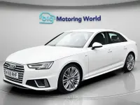 Used Audi A4 S-Line 150 HP (110 kW) 2019 White Sedan