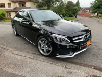 Used Mercedes C220 AMG line 170 HP (125 kW) 2015 Black Sedan