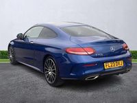 Used Mercedes C300e AMG line 2023 Blue Coupe