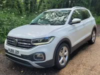 Used VW T-Cross SEL 115 HP (84 kW) 2019 White SUV
