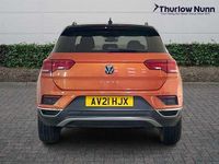 Used VW T-Roc Design 115 HP (84 kW) 2021 Orange SUV