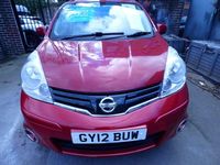 Used Nissan Note Acenta 2012 Red Hatchback
