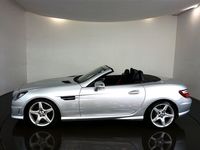used Mercedes SLK200 SLK 1.8BLUEEFFICIENCY AMG SPORT 2d-FINISHED IN IRIDIUM SILVER WITH BLAC