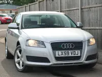 Used Audi A3 102 HP (75 kW) 2009 Silver Hatchback