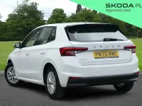 Used Skoda Fabia SE 59 HP (43 kW) 2025 Moon white metallic Hatchback