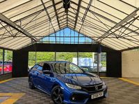 Begagnad Honda Civic Sport 182 HK (133 kW) 2018 Blå Halvkombi