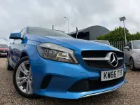 Used Mercedes A180 122 HP (89 kW) 2017 Blue Hatchback