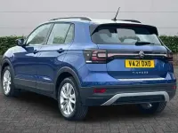 Used VW T-Cross SE 110 HP (80 kW) 2021 Blue SUV