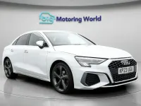 Used Audi A3 S-Line 150 HP (110 kW) 2023 White Sedan