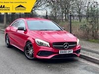 Used Mercedes CLA220 AMG line 177 HP (130 kW) 2017 Red Sedan