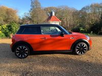 Used Mini Cooper Exclusive 2021 Orange Hatchback