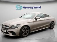 Used Mercedes C220 AMG line 191 HP (140 kW) 2021 Silver Coupe