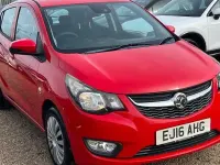 Used Vauxhall Viva 75 HP (55 kW) 2016 Red Hatchback