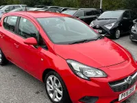 Used Vauxhall Corsa Excite 90 HP (66 kW) 2015 Red Hatchback