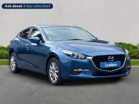 Used Mazda 3 121 HP (88 kW) 2017 Blue Hatchback