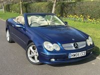 Used Mercedes CLK320 Elegance 2005 Blue Cabriolet