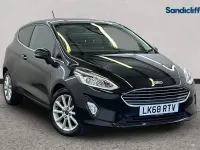 Used Ford Fiesta Titanium 125 HP (91 kW) 2018 Black Hatchback