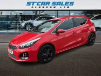 Used Kia Ceed GT-Line 134 HP (98 kW) 2018 Red Hatchback