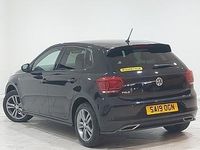 Used VW Polo R-line 95 HP (69 kW) 2019 Black Hatchback