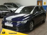 Used VW Golf VIII R-line 150 HP (110 kW) 2022 Blue Hatchback