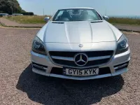 Used Mercedes SLK250 AMG 204 HP (150 kW) 2015 Silver Cabriolet