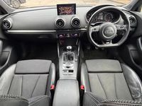 Used Audi A3 Sportback S-Line 2014 Black Hatchback