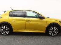 Used Peugeot e-208 Premium 100 kW (136 HP) 2021 Yellow Hatchback