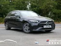 Used Mercedes C300 AMG line 2022 Black Estate