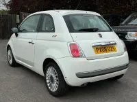 Used Fiat 500 Pop 69 HP (50 kW) 2008 White Hatchback