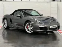 Begagnad Porsche Boxster 315 HK (231 kW) 2014 Grå Cab