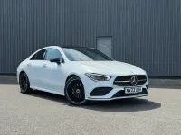 Used Mercedes CLA220 AMG Line Premium Plus 190 HP (139 kW) 2023 White Coupe