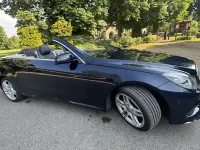 Used Mercedes E220 AMG 170 HP (125 kW) 2013 Blue Cabriolet