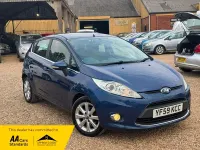 Used Ford Fiesta Zetec 96 HP (70 kW) 2010 Blue Hatchback