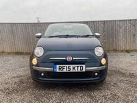 Used Fiat 500C Lounge 85 HP (62 kW) 2015 Blue Cabriolet