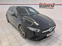 Used Mercedes A200 AMG line 163 HP (119 kW) 2019 Black Hatchback