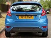 Used Ford Fiesta Zetec 2012 Blue Hatchback