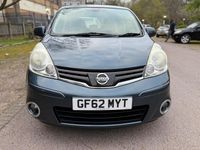 Begagnad Nissan Note Acenta 110 HK (80 kW) 2012 Blå Halvkombi