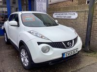 Begagnad Nissan Juke Acenta 2013 Vit SUV