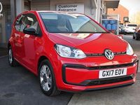 Used VW up! Beats 90 HP (66 kW) 2017 Red Hatchback