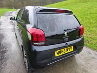 Used Peugeot 108 Roland Garros 82 HP (60 kW) 2015 Black Hatchback