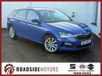 Used Skoda Scala SE L 110 HP (80 kW) 2021 Blue Hatchback