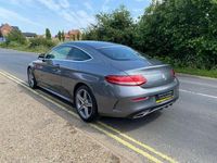Used Mercedes C220 AMG line 170 HP (125 kW) 2017 Grey Coupe